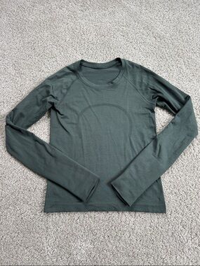 LULULEMON Green Swiftly Long Sleeve Top 4/XS